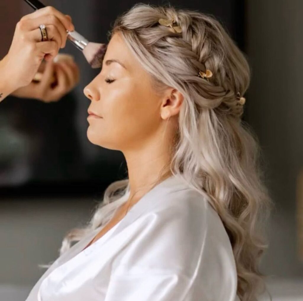Bruid op haar trouwdag, styling door Luxury Bridal by Debbie
